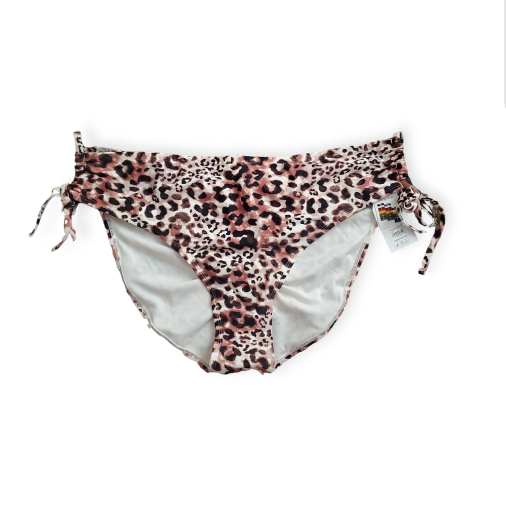 Time and Tru Women's Printed Cheeky Swim Bottom